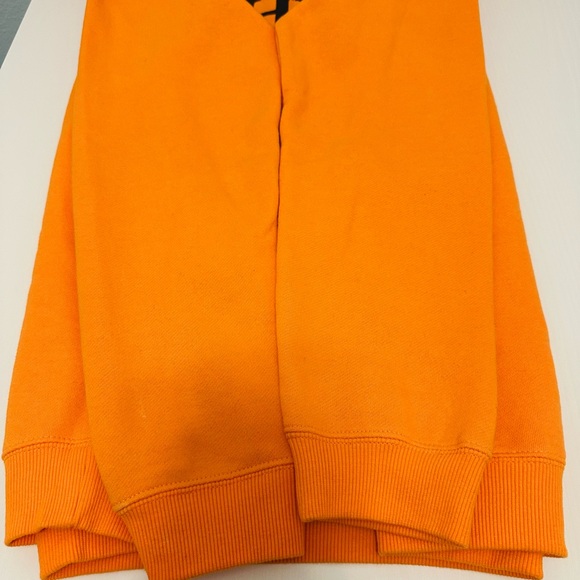 LONELY GHOST - Text Me When You Get Home Crewneck - Vibrant Orange - Picture 5 of 6